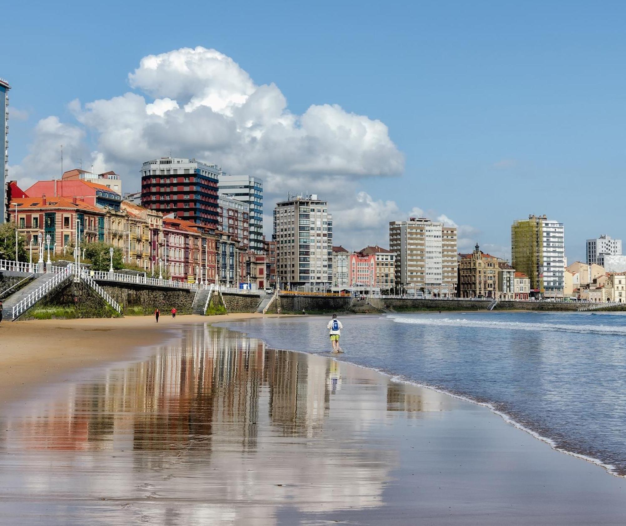 Jasjose Playa - Frente A San Lorenzo, 2 Hab, 6 Pax, Wifi - Vut-2047-As Gijon Exterior photo